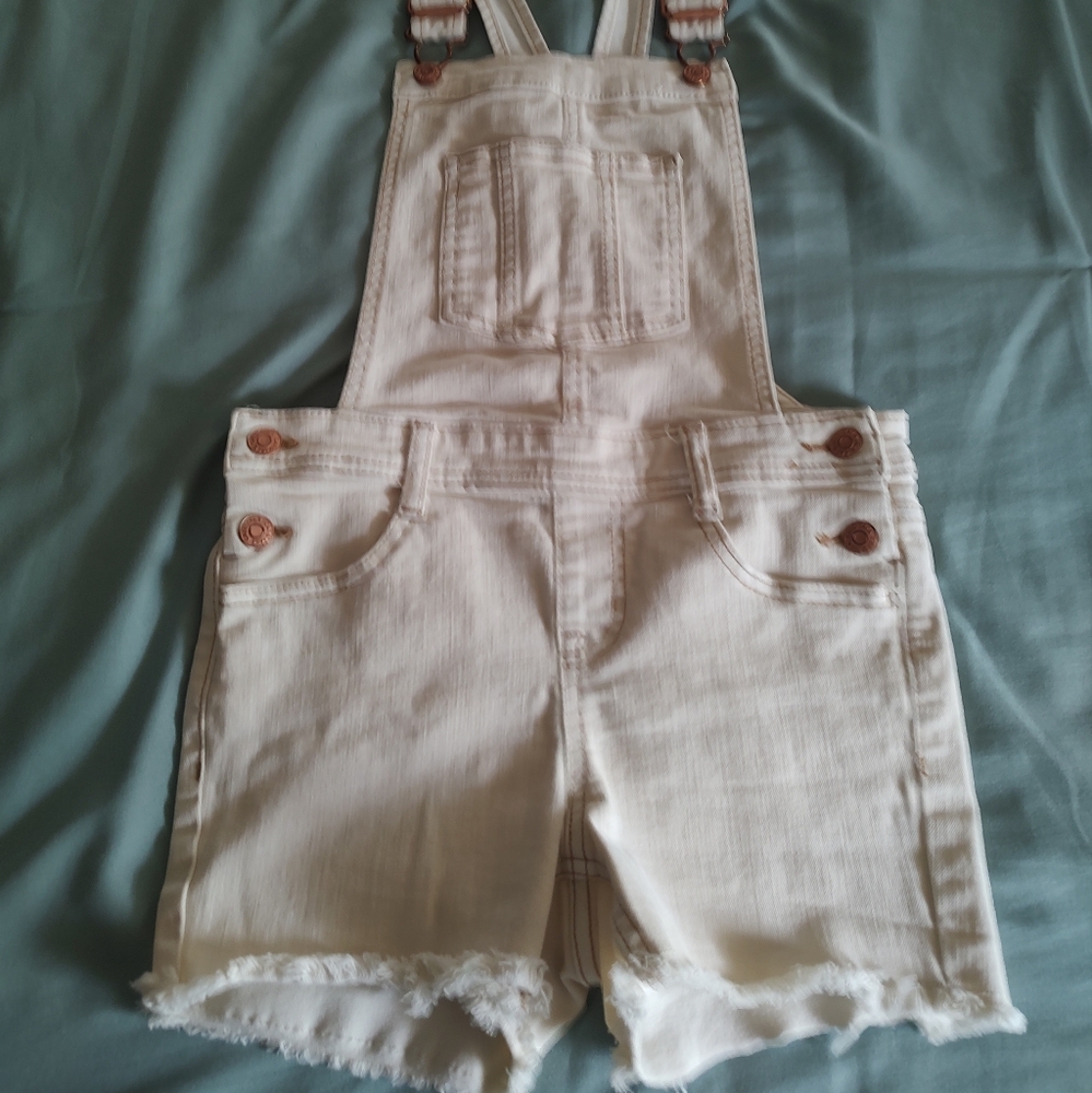 Girls Denim Overalls
